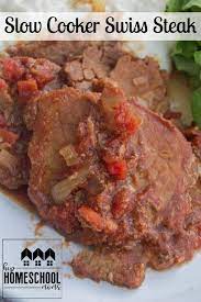 Slow Cooker Swiss Steak Recipe Swiss Steak Slow Cooker Swiss Steak Easy Steak Recipes