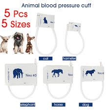 Automatic digital sphygmomanometers use batteries and rather sophisticated. 5 Sizes Set Animals Veterinary Blood Pressure Cuff Of Patient Monitor Dog Cat Pet With Single Tube Connector Non Woven Neonatal Blood Pressure Aliexpress
