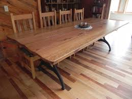 Oxford 80cm solid oak dining table with helsinki fabric chairs. Live Edge Tables The Wood Cycle Of Wisconsin