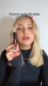 Flormar Water Lip Stain: Üründeneme ve Dudak Renklendirme