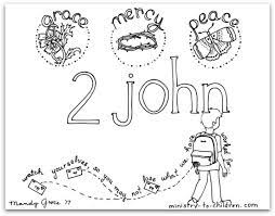 Click here to download the print friendly pdf version.we've also uploaded the image in jpeg format.; 2 John Bible Book Coloring Page Ministry To Children