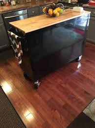 A Husky Tool Chest From Home Depot Andi Use It For My Center Island I Got It Reduced Due To A Small Kitchen Island Bench Kitchen Decor Furniture Inspiration