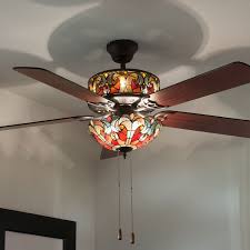 Tiffany Style 52 Ceiling Fan Tiffany Style Lighting Tiffany Ceiling Fan