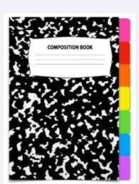 They're used in books and movies to signal that secrets, mysteries and revelations lie within the pages. Digital Composition Notebook Template By Tootechyteacher Tpt