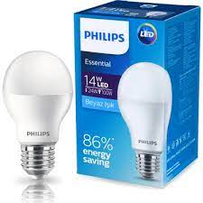 philips essential 14 w led ampul e 27 beyaz isik fiyati