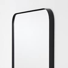 Lindbyn Spiegel Zwart 60x60 Cm Ikea Black Bathroom Mirrors Bathroom Mirror Frame Black Mirror Frame