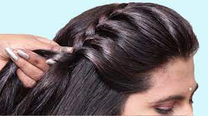 Dear girls the advantage of long hair is that you can easily make your hairstyle at home and you can experiment with the shape and more every day to change the appearance. Simple Hairstyle For Everyday Use Quick Hairstyle For Party Wedding Easy Hairstyles Youtube