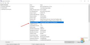 It also shows the windows edition information such as home, professional, home basic, home premium, etc. How To Check The Current Bios Version On Windows 10