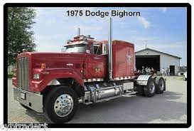1975 Dodge Bighorn Red Semi Truck Refrigerator Tool Box Magnet In 2021 Dodge Trucks Trucks Semi Trucks