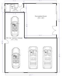 I Need To Remove My 4th Car Tandem Garage And Add That Space Tandem Garage Garage Dimensions Garage Plans With Loft