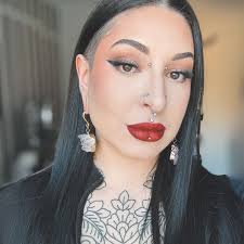 Double Flash Lavender Synth Opal Titanium BCR Ball Close Ring