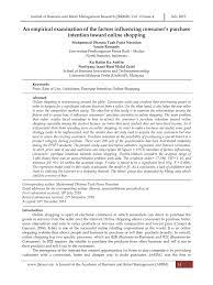 Awarded with the business superbrands award in malaysia. Pdf An Empirical Examination Of The Factors Influencing Consumer S Purchase Intention Toward Online Shopping