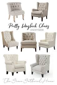 A Collection Of Affordable Neutral Wingback Chairs Under 300 Modern Farmhouse Style Furniture Neutral Furnitur Wingback Chair Neutral Furniture Home Decor