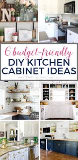That's why most of the people really picky about how they going to decorate their kitchen style. Budget Friendly Diy Kitchen Cabinet Ideas The Turquoise Home