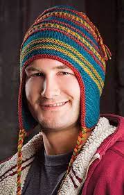 Knitting Pattern For Chromatic Earflap Hat Hat Knitting Patterns Men Hat Knitting Patterns Mens Hat Knitting Pattern