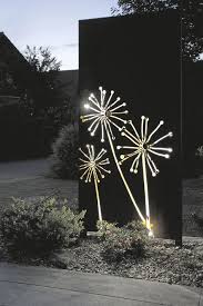 Paras Sichtschutzwand Mit Led Beleuchtung Motiv Pusteblume Sichtschutzwand Garten Sichtschutzwande Zeitgenossischer Garten