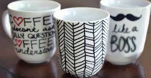 Personalised mug, photo mug, custom design your own mug, text image logo gift. Easy Diy Sharpie Mugs Sharpie Mug Project Diy Mugs
