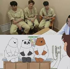 Monsta x are special characters in a new episode of cartoon network's hit show we bare bears and it's . Monsta X Members In We Bare Bears Luv Kpop