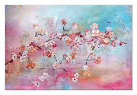 Brush color 1 stroke acryl malerei. Tutorial Kirschbluten Malen Anfanger Cherry Blossoms Beginners Blumen Malen Acryl Idee Farbe Wie Man Blumen Malt
