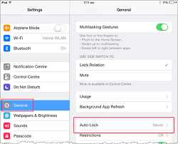 Apps Ios How To Set Your Screen Auto Lock Timeout Tech Support Knowledgebase