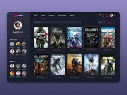 Games Launcher In 2020 Interactive Design Graphic Design Layouts Global Design
