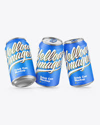Download Download Three Matte Metallic Cans Psd Mockup Psd PSD Mockup Templates
