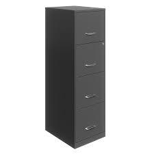 Get set for 4 drawer filing cabinet at argos. Space Solutions 18 Deep 4 Drawer Metal File Cabinet Charcoal 24047