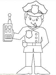 Police Officer Hat Coloring Page Police Crafts Etc Coloring Pages Police Officer Crafts Coloring Pages For Kids