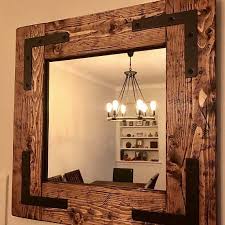 Rustic Small Wall Mirrors Decorative Wall Mirrors Modern Wood Mirror Bedroom Mirror Rustic Wall Mirrors