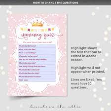 Who Knows Mom Best Baby Shower Game Hands In The Attic