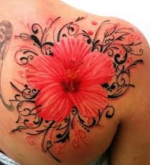 Hibiscus Flowers Tattoo Flower Tattoo Ideas Shoulder Blade Tattoos Ideas Hibiscus Tattoo Tattoos Hibiscus Flower Tattoos