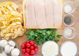 We start making healthy chicken alfredo pasta by cooking pasta and chicken at same time. Grilled Chicken Alfredo Recipe With Pappardelle Chef Dennis