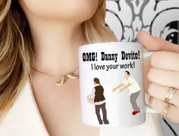 Mean Girls Inspired Coffee Mug Omg Danny Devito I Love Your Work Funny Coffee Mug Funny Coffee Mug For Friend Or Family Funny Coffee Mugs Mean Girls Coffee Humor