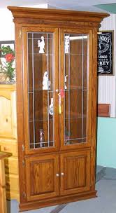 Corner China Cabinet Oak Corner China Cabinet Handcrafted Mennonite Oak Corner China Cabinet Lloyd S Furniture Furniture China Cabinet Corner China Cabinets
