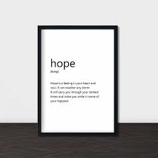 Hope Definition Print Hope Word Art Wall Words Definition Wall Art Hope Art Prints Dictionary Definition Minimalist Print Printable Insta Bilder