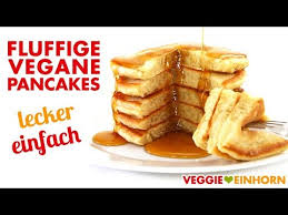 Fluffige Vegane Pancakes Beste Vegane Pfannkuchen Rezept Mit Video