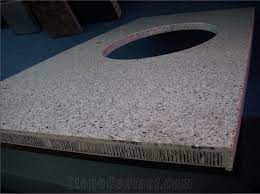 In addition to countertops, granite is an ideal material for backsplashes, kitchen island tops and other surfaces. Lightweight Granite Grey Honeycomb Kitchen Countertop