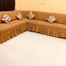 لطلب واتس اب 0543221247 غطا كنب بالمتر من تصوير زباينا يتوفر عندنا تلبيسات كنت با المتر تفصيل على الكنبات المتصل جميع sectional couch furniture home decor