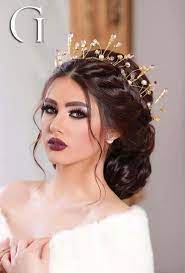 Pin By Rached Benammar On Coiffure Mariee Beautiful Wedding Makeup Wedding Hair And Makeup Wedding Hairstyles