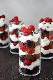 Individual Fruit And Brownie Trifles Recipe Brownie Trifle Recipe Trifle Recipe Food