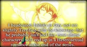Shokugeki Confessions I Headcanon Isshiki As Gay And Am Slightly View and download this 1074x929 shokugeki no souma (food wars!) image with 19 favorites, or browse the gallery.