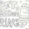 Each printable coloring page has a patriotic theme and is the perfect way to welcome independence day. 1