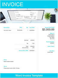 Start by filling in your business we've created 10 free invoice templates for microsoft word to meet all of your invoicing needs. Word Invoice Template Free Download Send In Minutes