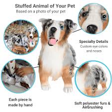 You can even choose your pet's tail and ear positions. Custom Pet Stuffed Animals Personalized Pet Gifts Petsies