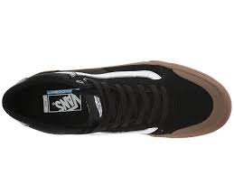 Black And Gum Vans Vans Style 112 Mid Pro Men S Skate Shoes Black White Gum Vans Style Vans Sneakers Vans