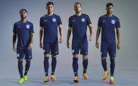 What materials do england football shirts use? England S New Blue Away Kit Unveiled Ahead Of Germany Friendly As Red Shirt Is Discarded