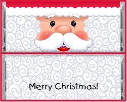 Here are some cute free printable christmas candy wrappers that you can use to wrap candies, chocolates, cookies, and any … this is a very cute candy wrappers design with an adorable santa, a reindeer, snowflakes, and a candy cane. Pin By Beverly Fortier On Holiday Christmas Wrappers Christmas Candy Bar Candy Bar Covers Christmas Wrapper