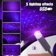 Star Projector Night Light Eeekit Adjustable Romantic Car Usb Atmosphere Flexible Interior Star Light Portable Led Decorative Car Interior Lights For Car Ceiling Bedroom Party Ect Walmart Com Walmart Com
