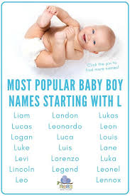 Baby Boy Names That Start With L In 2020 Unique Baby Boy Names Unique Boy Names Baby Boy Names