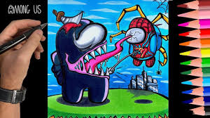 In our among us games, when someone is suspicious, saying which room you were in isn't enough. Comment Colorier Le Fond Du Dessin Among Us Venom Spiderman Youtube